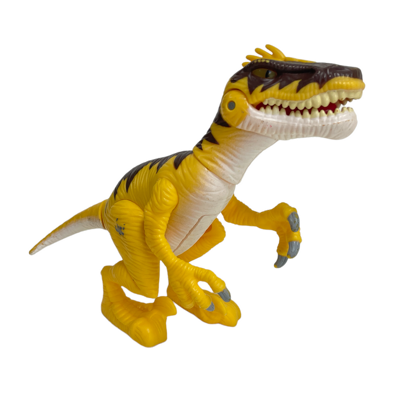 Jurassic World Playskool Heroes Chomper Yellow Velociraptor Dinosaur Figure