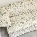 JCPenney White Pink Flowers Floral 3 Seat Sofa Couch