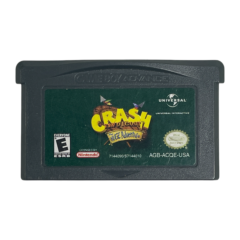 Crash Bandicoot The Huge Adventure Nintendo Game Boy Advance GBA