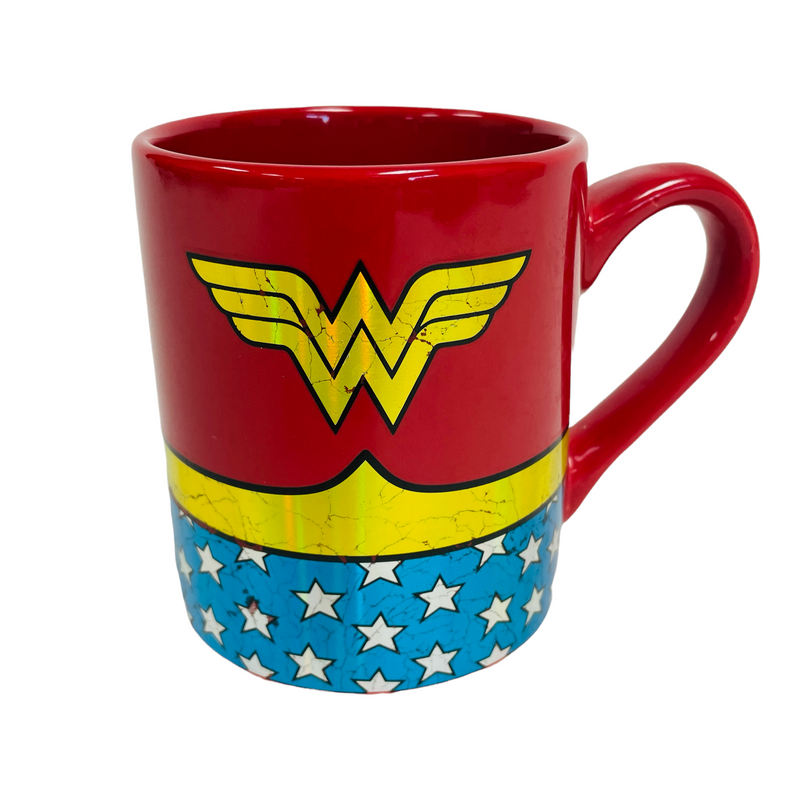 DC Comics Wonder Woman Red White Blue Suit 14 oz Mug