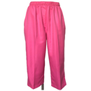 Alia Womens Elastic Waist Capris Pants