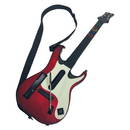 Guitar Hero 5 GH5 Band Hero Nintendo Wii Red White Wireless Guitar Controller
