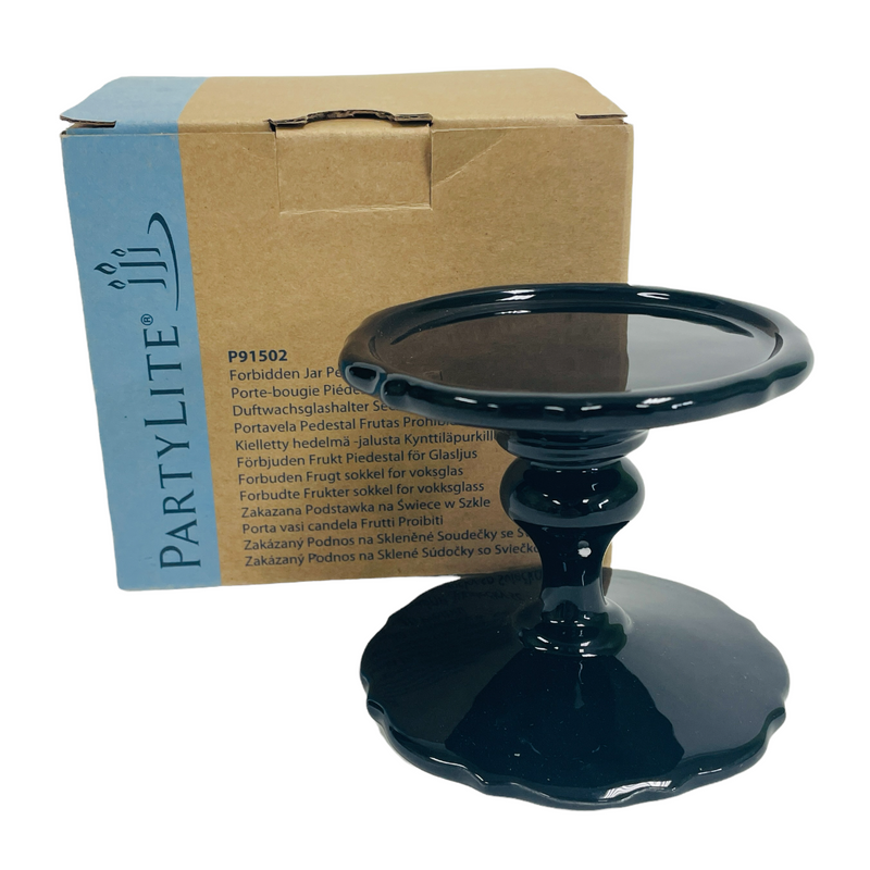 PartyLite Forbidden Candle Jar Holder Pedestal P91502