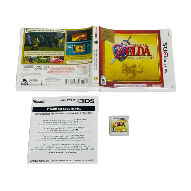 The Legend of Zelda Ocarina of Time 3D Nintendo Selects 3DS Game