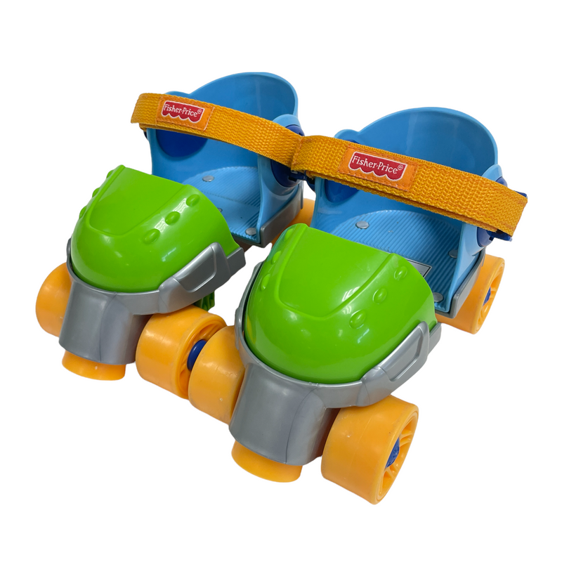Fisher Price 1-2-3 Grow To Pro Kids Adjustable Plastic Inline Roller Skates