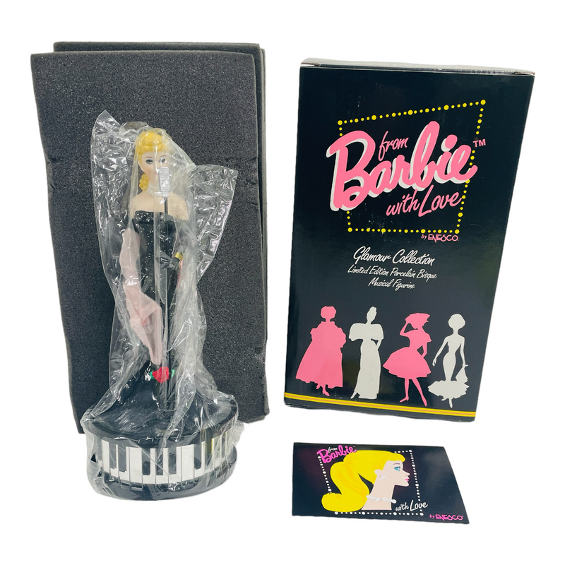 Barbie With Love Solo In The Spotlight Glamour Collection Musical Porcelain Figurine