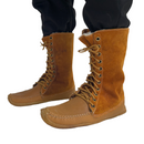 Botte Sport Mauricienne Quebec Brown Leather Crepe Sole Winter Boots