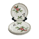 (4) Noritake Primachina Royal Orchard 10.5" Dinner Plates 9416