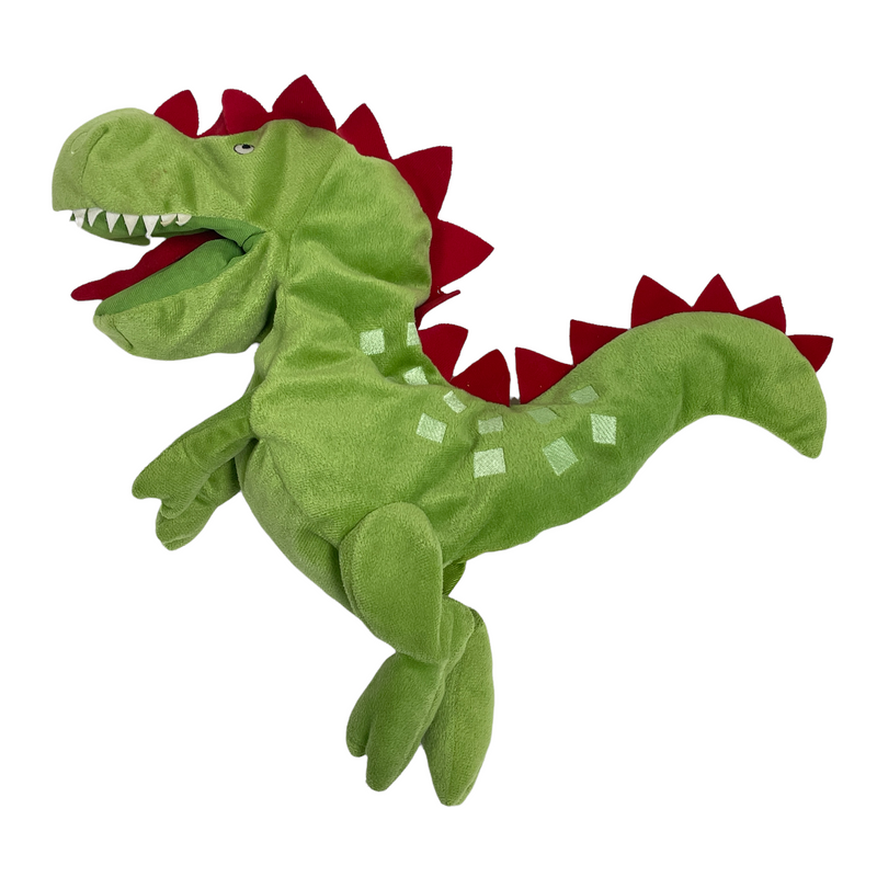 IKEA Laskig 12" Dragon Dinosaur Soft Plush Stuffed Animal Hand Puppet
