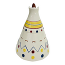 Abingdon Pottery 1949 Wigwam Teepee 11.5" Cookie Jar