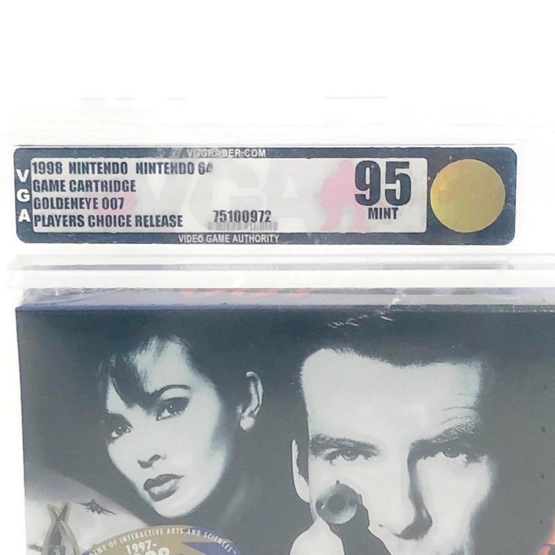 Goldeneye 007 Players Choice Nintendo 64 N64 New Sealed Graded VGA 95 Gold MINT
