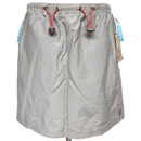 Route 66 Womens Gray Elastic Waist Skirt