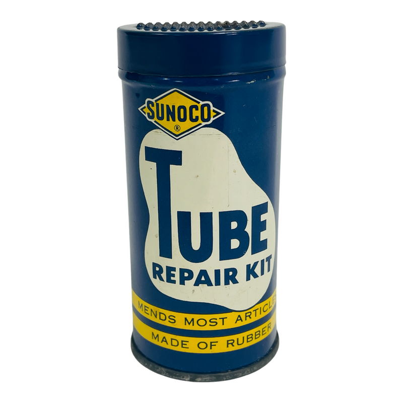 Sunoco Vintage Tire Tube Repair Kit Tin Can