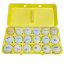 (18) Miscellaneous Assorted Mixed Brands White Golf Balls