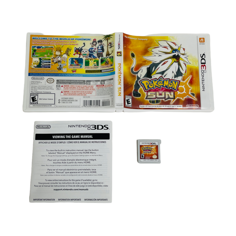 Pokemon Sun Nintendo 3DS Video Game