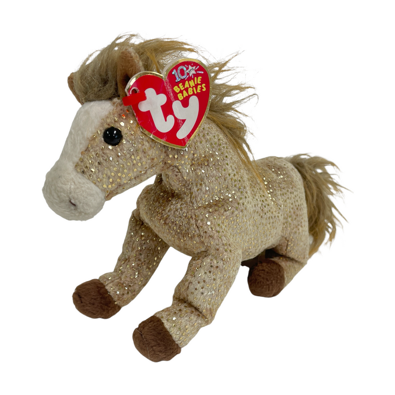 TY 10 Years Beanie Babies Filly The Horse Stuffed Toy Beanbag Plush