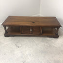 Lane 2 Tier Center Storage 60" Wood Coffee Table