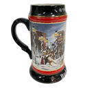 Budweiser 1992 Collector's Series A Perfect Christmas Holiday Beer Stein Mug