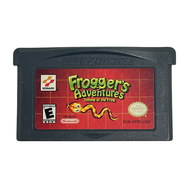 Froggers Adventures Temple of The Frog Nintendo Game Boy Advance GBA