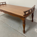 Mersman Vintage Maple Wood Side Rails Coffee Table