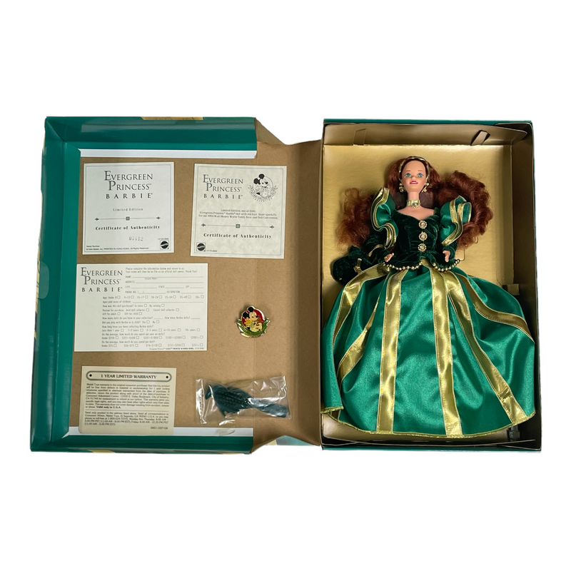 Barbie Mattel Evergreen Princess Limited Edition Princess Collection B