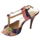 Apt 9 Womens Tye Dye Peep Toe High Heel Pump Stiletto Shoes