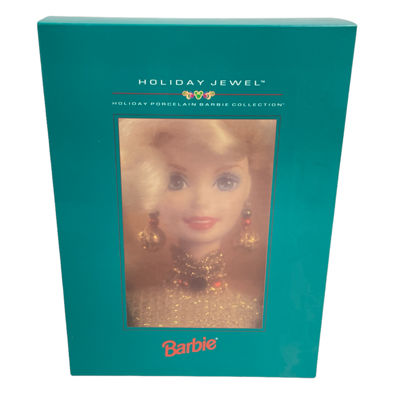 Barbie Mattel Holiday Jewel Porcelain Collection 1995 Doll