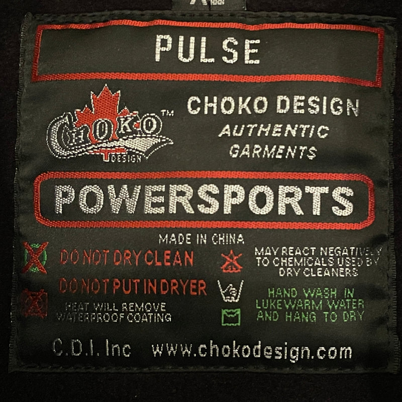 Choko Design Powersports Pulse Mens Black Float Aid Snowmobile Snow Jacket