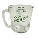 (6) Vernors Green Print Great Hot or Cold Vintage 8 oz Glass Mugs