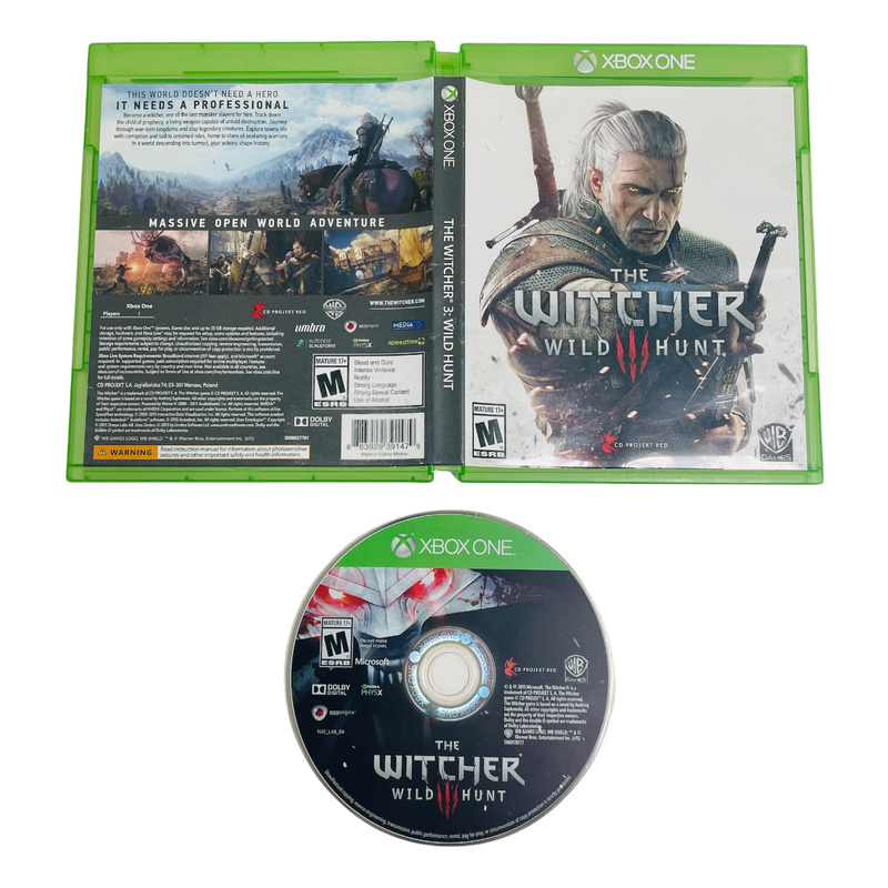 The Witcher 3 III: Wild Hunt Microsoft Xbox One