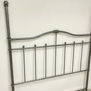 Metal Spindle Pole Ball Tops Colonial Queen Headboard