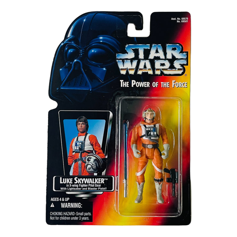 Star Wars The Power Of The Force Luke Skywalker XWing Pilot Action Figure