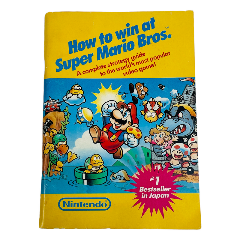 Nintendo How To Win At Super Mario Bros. 1987 Video Game Strategy Guide