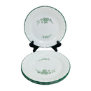 (4) Corelle Callaway Green Ivy 7 1/4" Salad Dessert Bread & Butter Plates