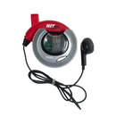 Tiger Electronics Hit Clips Red Clip On Music Player & Headphone C-290A