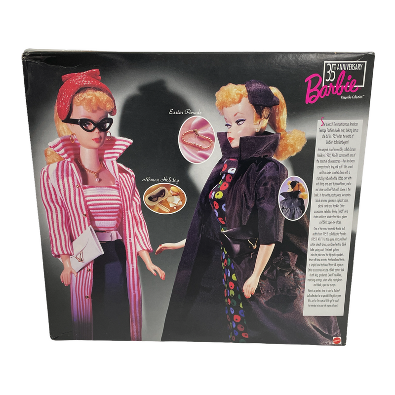 Barbie Mattel 35th Anniversary 1959 Reproduction Easter Parade Doll Gift Set