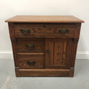 1800s Oak Solid Wood Nightstand