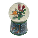 Three Jays Imports Cardinal Bird Musical Glitter 5.5" Snow Globe