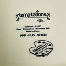 Temp-Tations Seasonal Blue White Lace Oval Baking 2.5 Qt Serving Dish