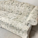 JCPenney White Pink Flowers Floral 3 Seat Sofa Couch