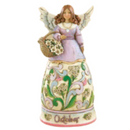 Jim Shore Heartwood Creek October Angel 2008 Figurine 4012559