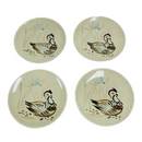 (4) Red Wing Bob White Quail 7.75" Luncheon Lunch Plates