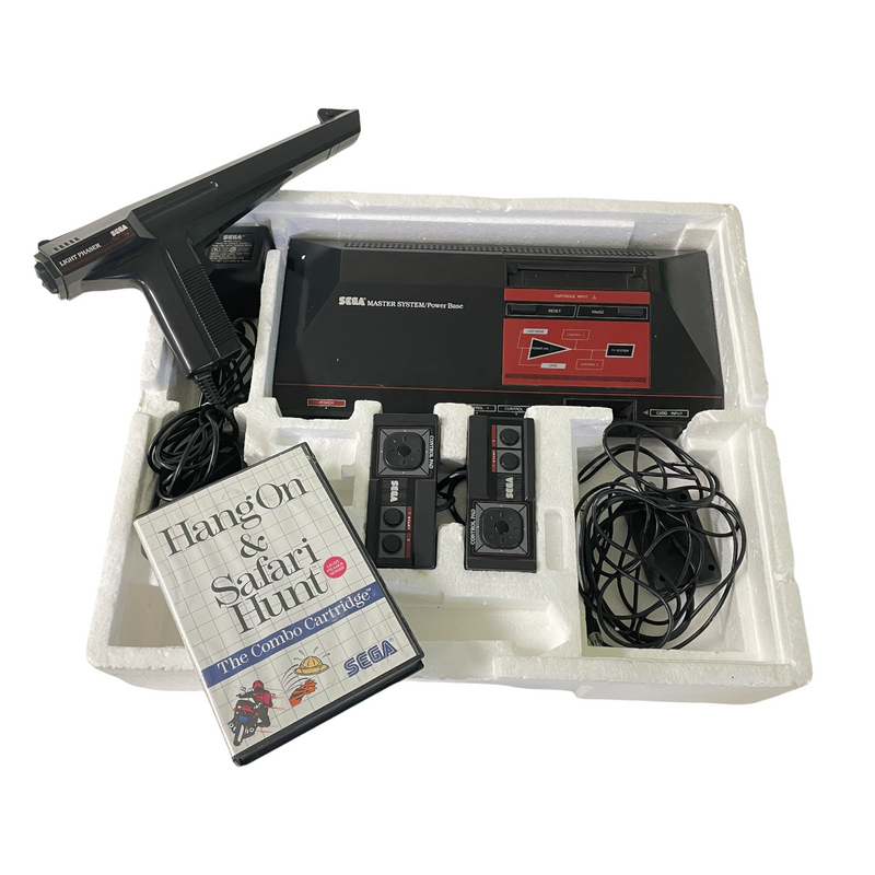 The Sega Master System Hang On Safari Hunt System Console Bundle