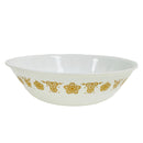 Corelle Corning Flower Butterfly Gold 8.5" Serving Bowl