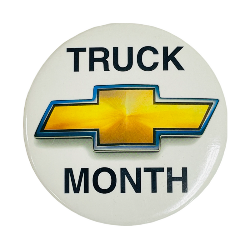 Chevrolet Chevy Truck Month Pinback Button