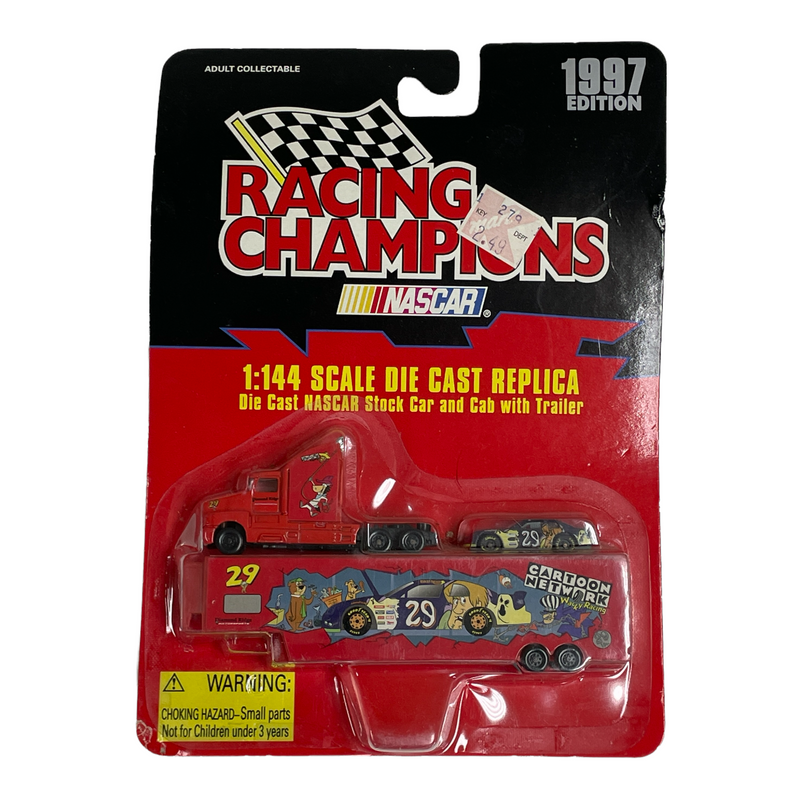 Racing Champions 29 NASCAR Scooby-Doo Shaggy 1/144 Diecast Semi Cab Trailer