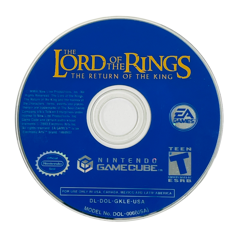 Lord of The Rings Return of The King Nintendo GameCube