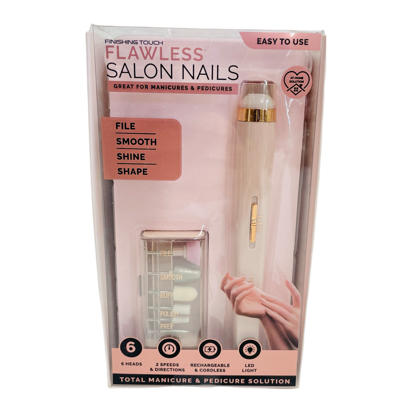 Finishing Touch Flawless Salon Pedicure Manicure Nails Tool Kit