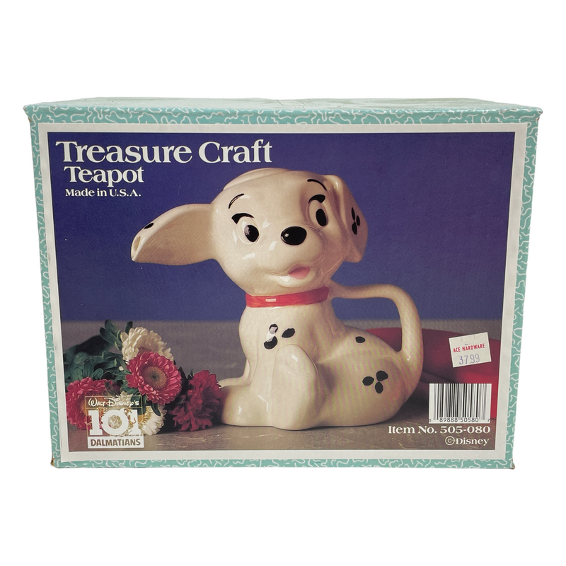 Treasure Craft Disney 101 Dalmatians Ceramic Puppy Dogs Teapot 505-080