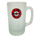 A&W Ice Cold Root Beer Bullseye Heavy Frosted 6" Glass Mug